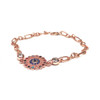 Evil Eye Bracelet Chain and Crystals Assorted Colors and Styles 1 Count Evil Eye Bracelet Chain and Crystals Assorted Colors and Styles 1 Count