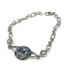 Evil Eye Bracelet Chain and Crystals Assorted Colors and Styles 1 Count Evil Eye Bracelet Chain and Crystals Assorted Colors and Styles 1 Count