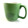 Colorado Waxy Green Aspen Leaf Mug Ceramic Souvenir
