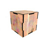 Colorful Sacred Geometry Rock Charging Cedar Box 5"x5" USA Colorful Sacred Geometry Rock Charging Cedar Box 5"x5" USA