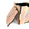 Colorful Sacred Geometry Rock Charging Cedar Box 5"x5" USA Colorful Sacred Geometry Rock Charging Cedar Box 5"x5" USA