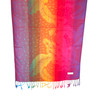 Rainbow Peacock Feathers Pashmina Scarf