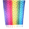 Rainbow  Elephant Paisley II Pashmina Scarf
