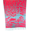 Teal and Red Wavy Acid Pashmina Scarf Teal and Red Wavy Acid Pashmina Scarf