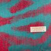 Teal and Red Wavy Acid Pashmina Scarf Teal and Red Wavy Acid Pashmina Scarf