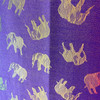 Purple Rainbow  Elephant Paisley Pashmina Scarf
