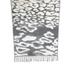 Silver and Grey Wavy Acid Pashmina Scarf Silver and Grey Wavy Acid Pashmina Scarf