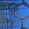 Blue and Black Miami Hexagon Pashmina Scarf