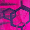 Pink and Purple Miami Hexagon Pashmina Scarf