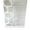Silver and Grey Miami Hexagon Pashmina Scarf