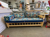 Wooden Frame Bench Seat Sofa For Arabic Pillows
