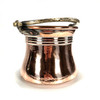 Rustic Hand Made Copper Cauldron Made in Turkey with Handle 1 Piece Assorted