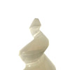 Selenite Spiral Spire 6.25" +- Hand Made Morocco