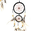 Dream Catcher Suede and Bone 11" Diameter 1 Count Assort