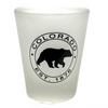 Colorado Bear Frosted Circle Souvenir Shot Glass Colorado Bear Frosted Circle Souvenir Shot Glass