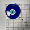 Large Authentic Turkish Evil Eye Hand Blown Glass 5.5"-6"