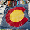 Colorado Cotton Side Bag with Patches Hand Made 1 Count