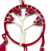 Tree of Life Dream Catchers Leather and Feathers 1 Count Assorted 6.75" Wide