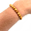Round Small Beaded Sacred Palo Santo Beaded Bracelet 1 Count