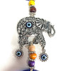 Metal Elephant with Colorful Beads Zinc Authentic Evil Eye Decor from Turkey EE50096 Metal Elephant with Colorful Beads Zinc Authentic Evil Eye Decor from Turkey EE50096