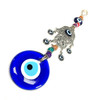 Metal Hand of Hamza with Colorful Beads Zinc Authentic Evil Eye Decor from Turkey EE50099