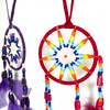 Leather Beads and Wood Dream Catcher DC78 3.5"x12" 1 Count Assorted Leather Beads and Wood Dream Catcher DC78 3.5"x12" 1 Count Assorted