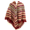 Square Native Ecuador Poncho with Hood 1 Count Assorted Square Native Ecuador Poncho with Hood 1 Count Assorted