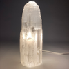 Natural  Selenite Lamp 9.8" 25cm with Cord Natural  Selenite Lamp 9.8" 25cm with Cord