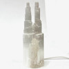 Twin Selenite Tower Lamp 13.75" +- with Cord 1 Piece