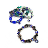 Luxurious Evil Eye Bracelet Handmade Glass and Ceramic 1 Count Assorted