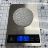 Ohm Flower Circle Selenite Cleansing Plate 4" +- Ohm Flower Circle Selenite Cleansing Plate 4" +-