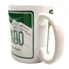 Colorado License Plate Mug Souvenir