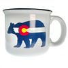 Colorado Bear Flag Coffee Mug White 14oz Colorado Bear Flag Coffee Mug White 14oz