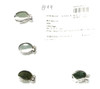 AAA Rough Base Genuine Moldavite Pendant Oval Sterling Silver 10x14 1 Piece Assorted AAA Rough Base Genuine Moldavite Pendant Oval Sterling Silver 10x14 1 Piece Assorted