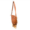 Leather Fringe Bag Assorted Colors 1 Count