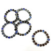 Black and Grey Hue Crystal Encrusted Evil Eye Bracelets 1 Count Assorted Black and Grey Hue Crystal Encrusted Evil Eye Bracelets 1 Count Assorted