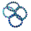 Turquoise Hue Crystal Encrusted Evil Eye Bracelets 1 Count Assorted Turquoise Hue Crystal Encrusted Evil Eye Bracelets 1 Count Assorted