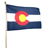 Colorado Flag on Stick 12"x18" Colorado Flag on Stick 12"x18"