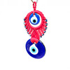 Double Peacock Macramé Evil Eye  3.5"x8" 1 Count Assorted Double Peacock Macramé Evil Eye  3.5"x8" 1 Count Assorted