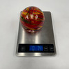 Red Yellow Green Swirls Upside Down Drip Hand Blown Glass Witching Ball 4.5"+- Red Yellow Green Swirls Upside Down Drip Hand Blown Glass Witching Ball 4.5"+-