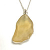 Libyan Desert Glass Pendant 925 Sterling Silver with Silver Chain Libyan Desert Glass Pendant 925 Sterling Silver with Silver Chain