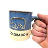 Colorado Blue Bear Color Ceramic Coffee Mug