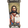 Jesus Open Book Icon Crucifix Wall Tapestry 9.5"