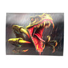 A Rainy Raptor 3D Moving Picture Lenticular Art 11.5" x 15.5" A Rainy Raptor 3D Moving Picture Lenticular Art 11.5" x 15.5"