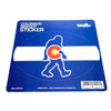 Colorado Bigfoot Oval Sticker Colorado Bigfoot Oval Sticker