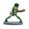Frog with Guitar Statue 6" H