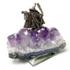 Pewter Wizard on Amethyst 1 Count Assorted Pewter Wizard on Amethyst 1 Count Assorted