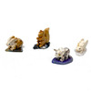 Small Soapstone Animal on Agate Carvings from Peru 1 Count Assort Small Soapstone Animal on Agate Carvings from Peru 1 Count Assort