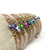 Rose Gold Evil Eye Bracelet 1 Count Assorted Color Eye