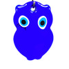 Owl Evil Eye Large Glass Pendant 3"x5" Owl Evil Eye Large Glass Pendant 3"x5"